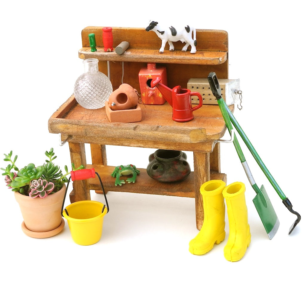 Miniature Garden Tools - Tiny Tools & Equipment for Small Gardens  Two  Green Thumbs Miniature Garden Center