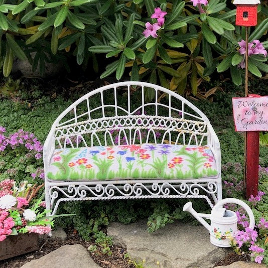 Mini Sunset Bench, Metal