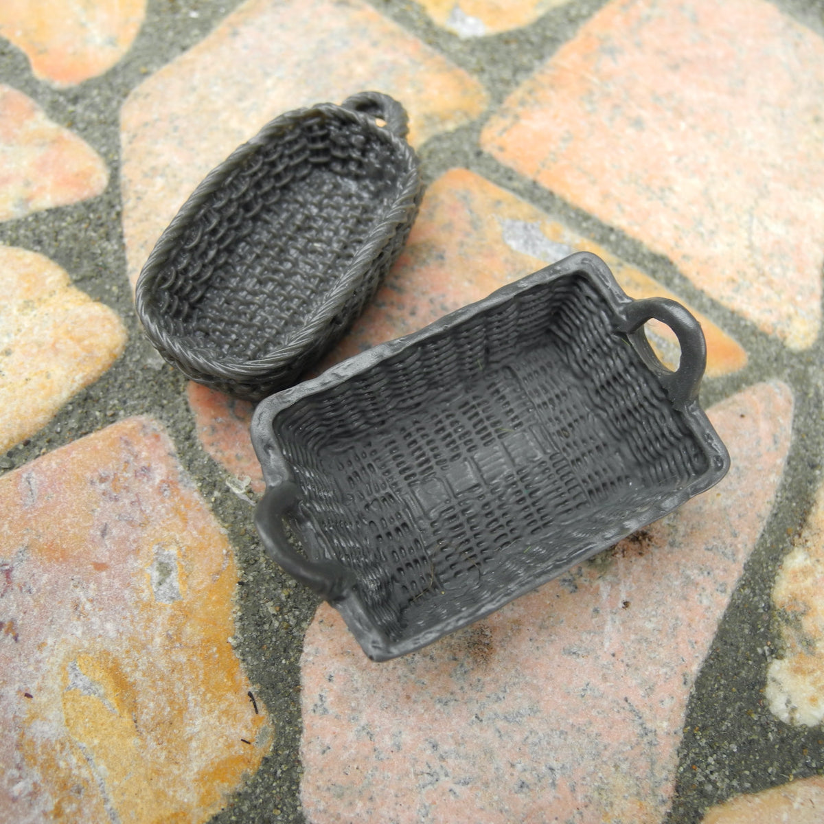 Wee Baskets, Set of 2, Gray