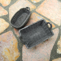 Wee Baskets, Set of 2, Gray