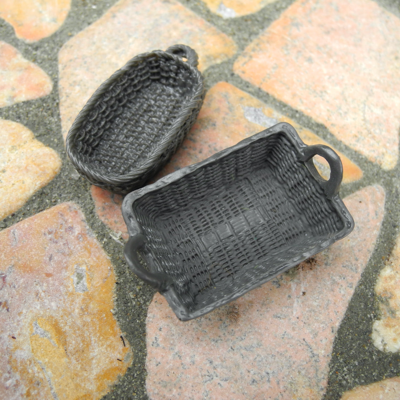 Wee Baskets, Set of 2, Gray