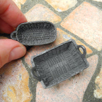 Wee Baskets, Set of 2, Gray