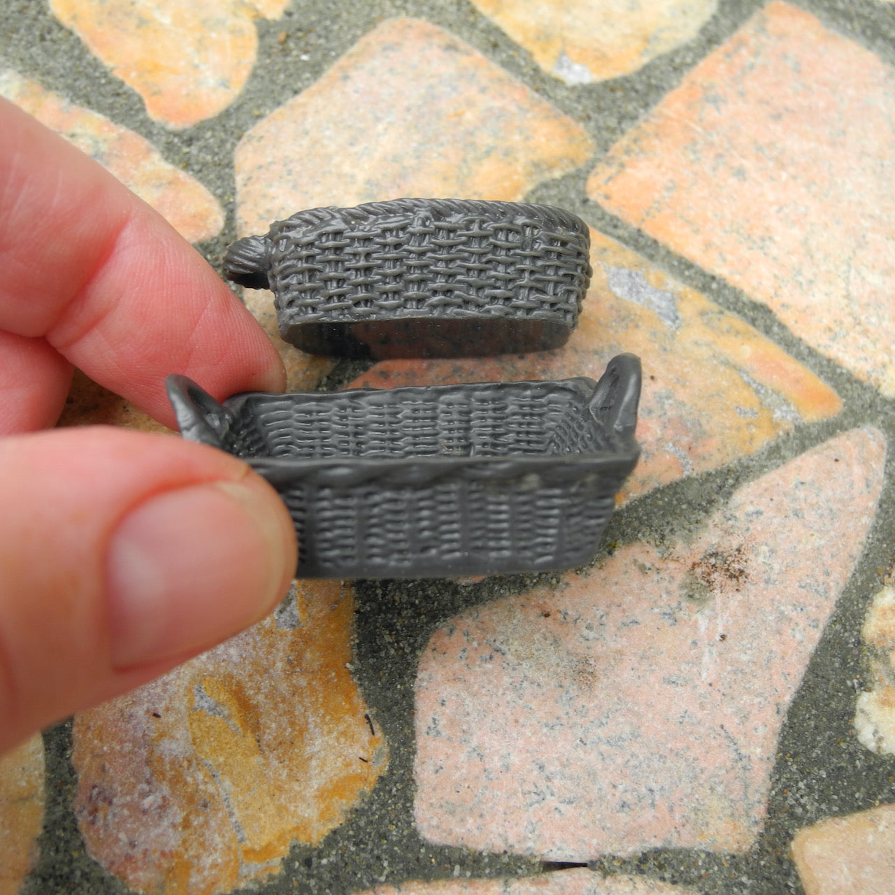 Wee Baskets, Set of 2, Gray