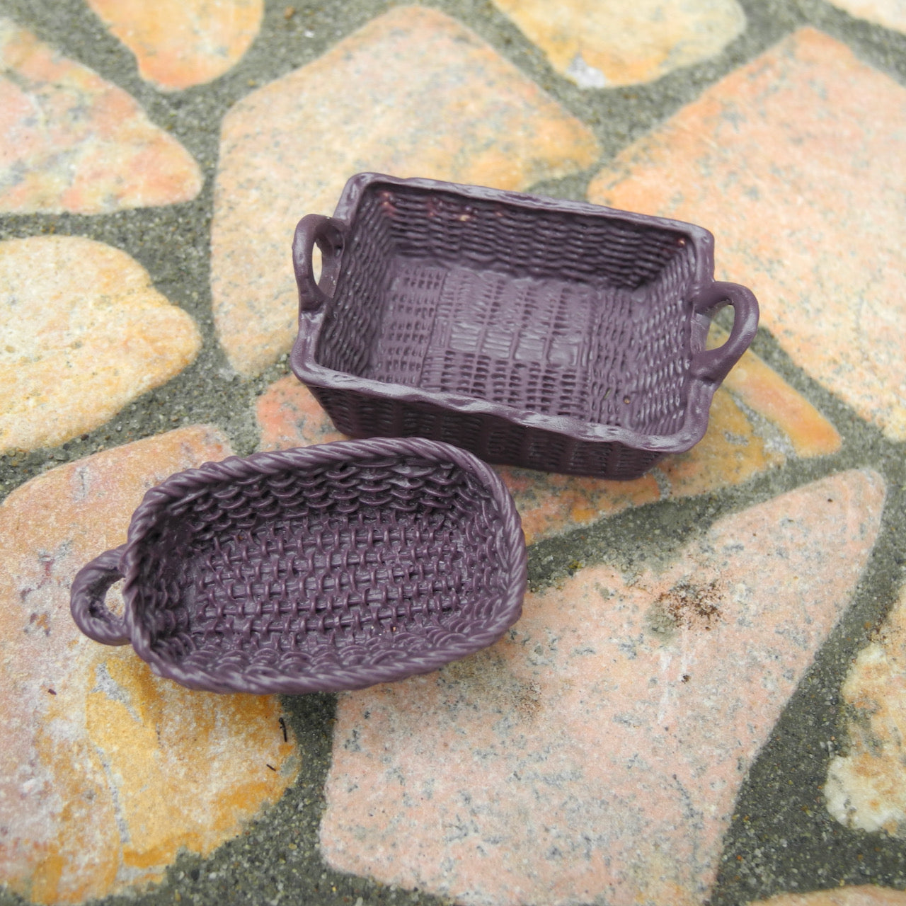 Wee Baskets, Set of 2, Purple