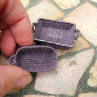 Wee Baskets, Set of 2, Purple