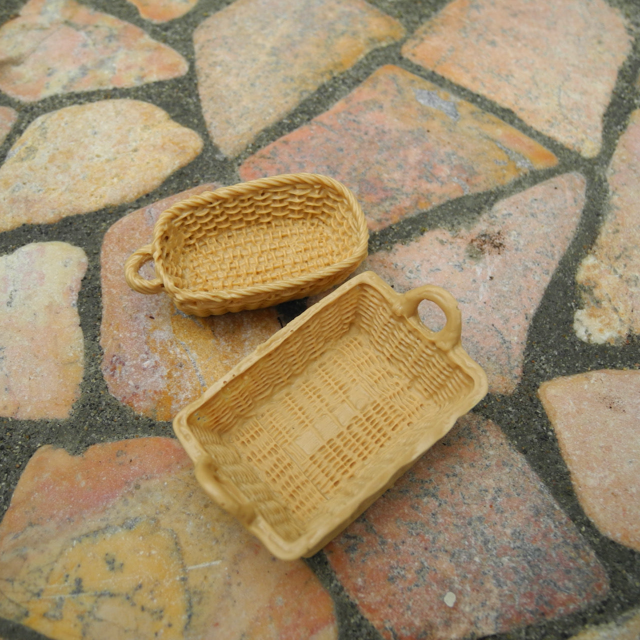 Wee Baskets, Set of 2, Wheat