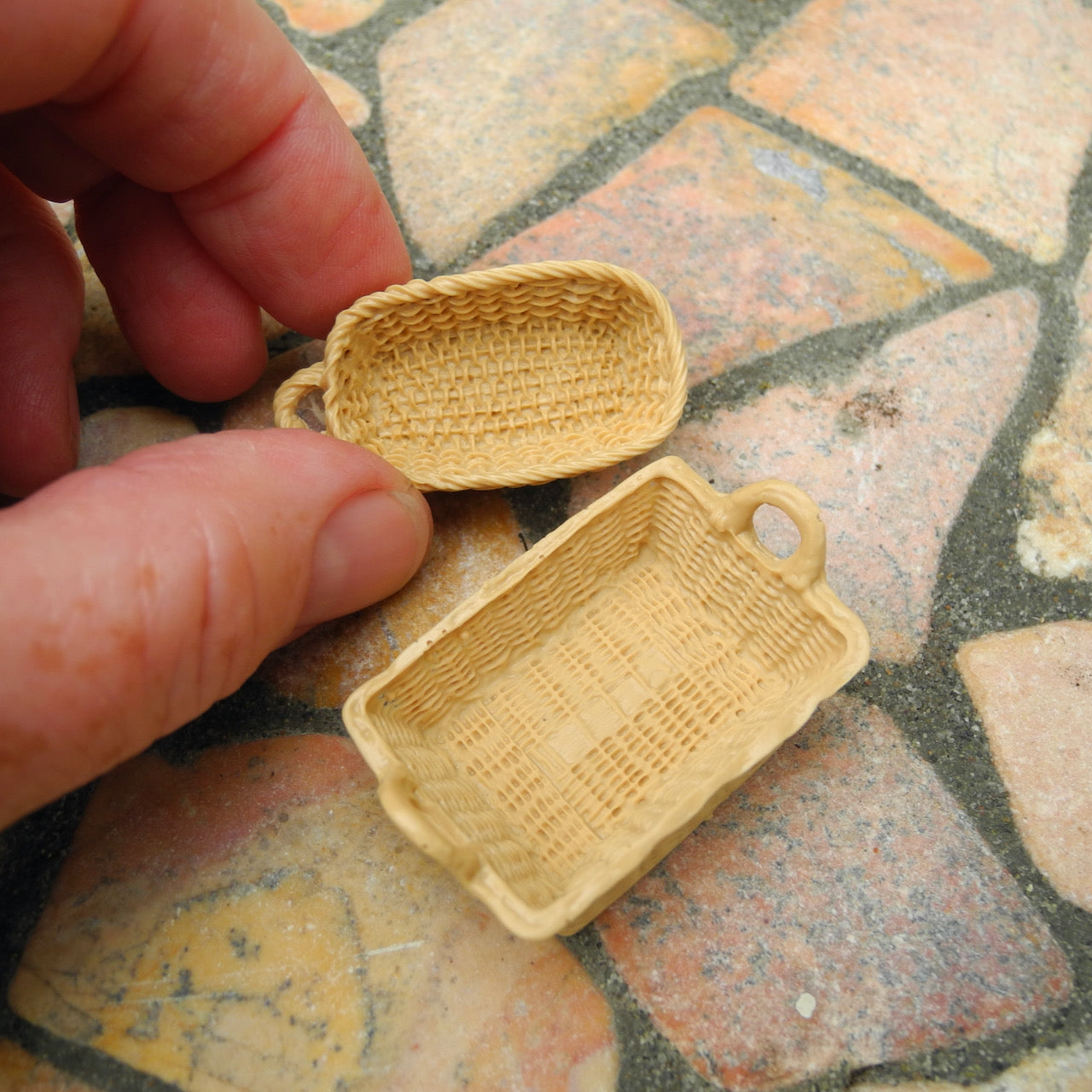 Wee Baskets, Set of 2, Wheat