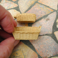 Wee Baskets, Set of 2, Wheat