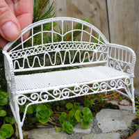 Mini Sunset Bench, Metal