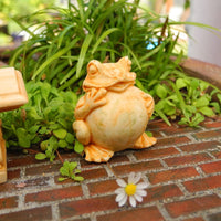 Mini Garden Cute Toad Statue