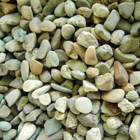 Mini Garden Pebbles, Sea Green, Tumbled Stone