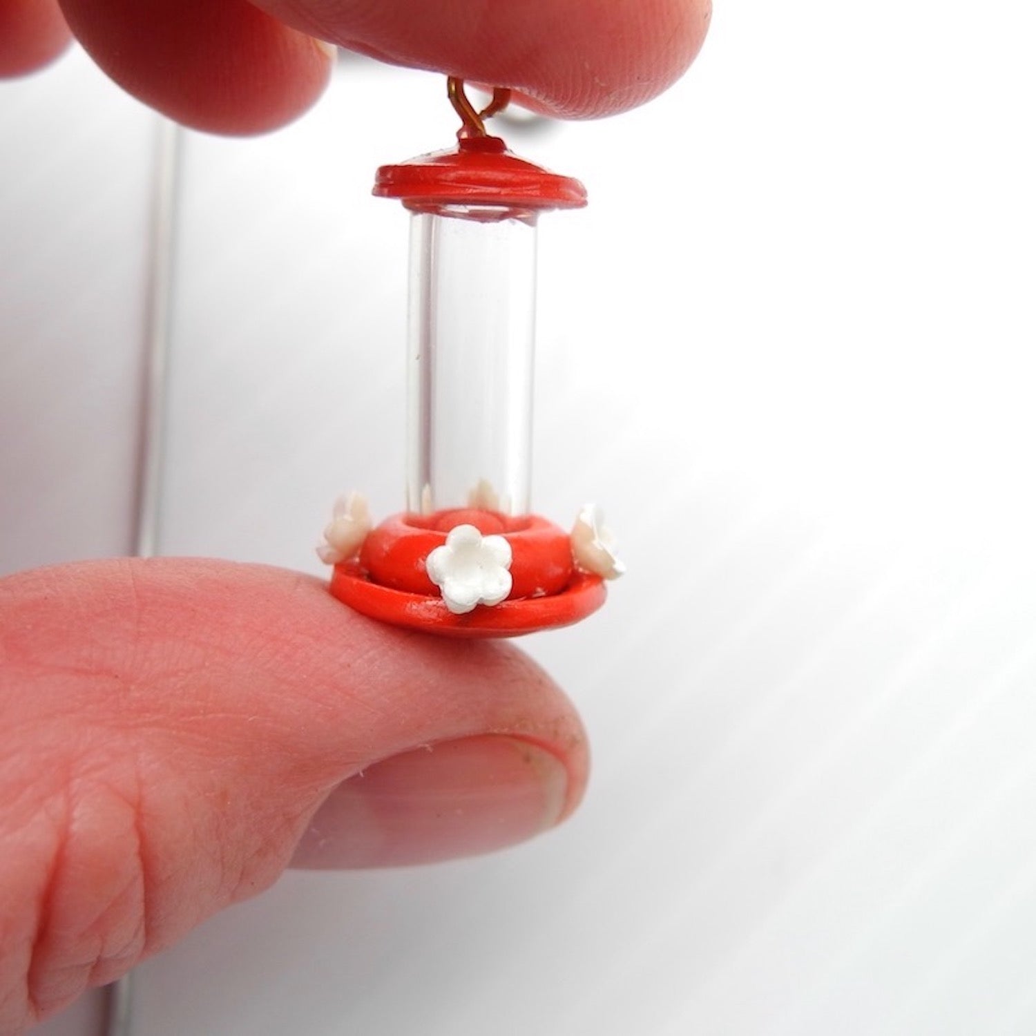 Mini Hummingbird Feeder with Hook