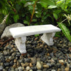 Mini Halloween Wonky Bench - Faux Stone