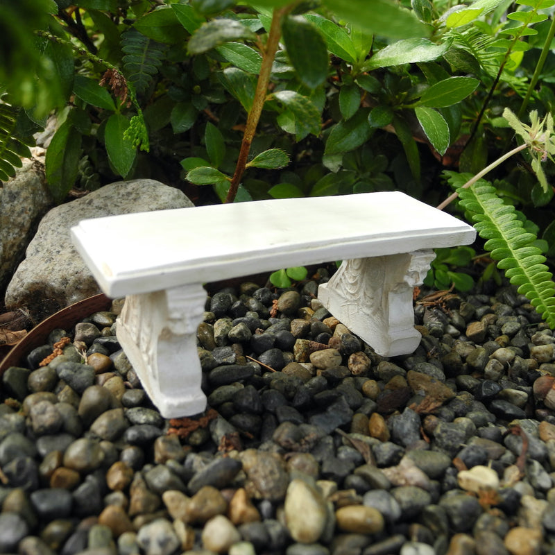 Mini Halloween Wonky Bench - Faux Stone