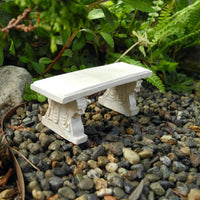 Mini Halloween Wonky Bench - Faux Stone