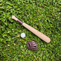 Miniature Baseball Set, Glove, Ball, Bat