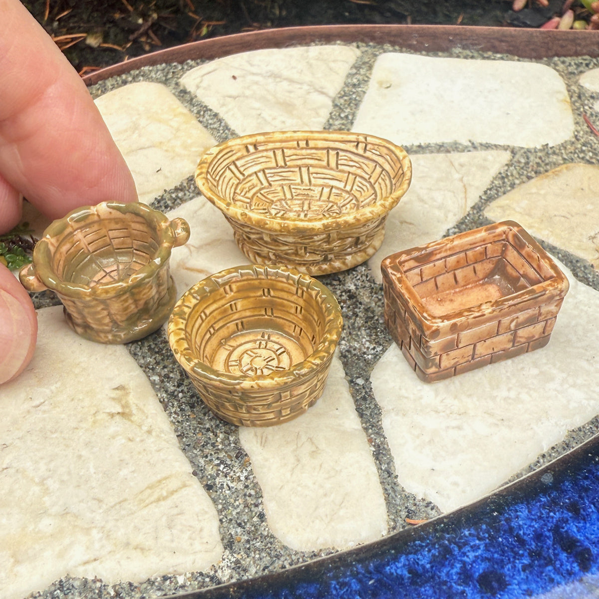 Mini Basket Set of 4, Medium Size