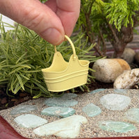Pretty Yellow Garden Trug