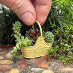Pretty Yellow Garden Trug