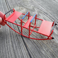 Miniature Red Teeter Totter