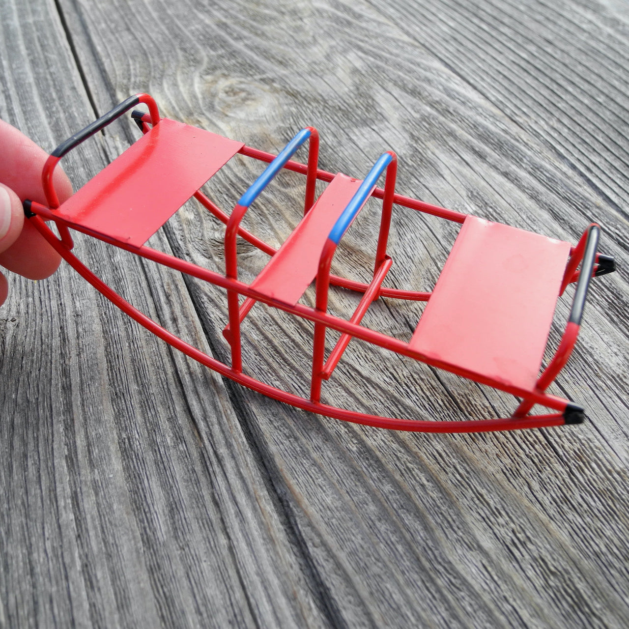 Miniature Red Teeter Totter