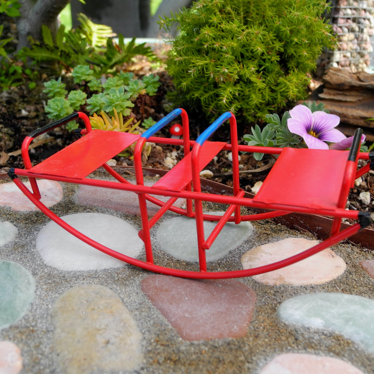 Miniature Red Teeter Totter