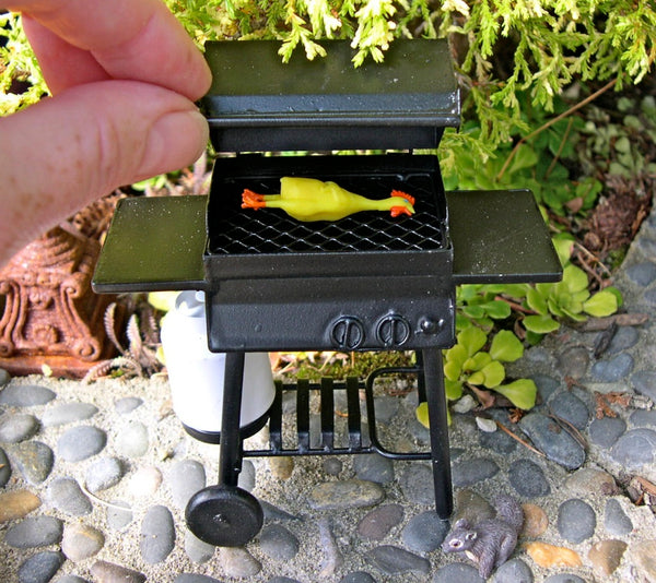 Miniature Propane Barbecue Grill