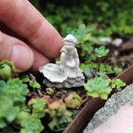 Boy with Shell Statue, Staked