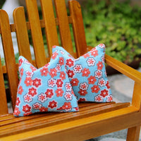 Mini Patio Cushions Set of 2 - Fun Florals