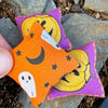 Mini Halloween Patio Cushions Set of 3 - Ghosts & Jack-o-Lanterns