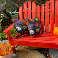 Mini Halloween Cushions Set of 2 - Pumpkins!