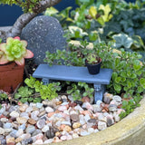 Miniature Garden Faux Stone Bench, Staked