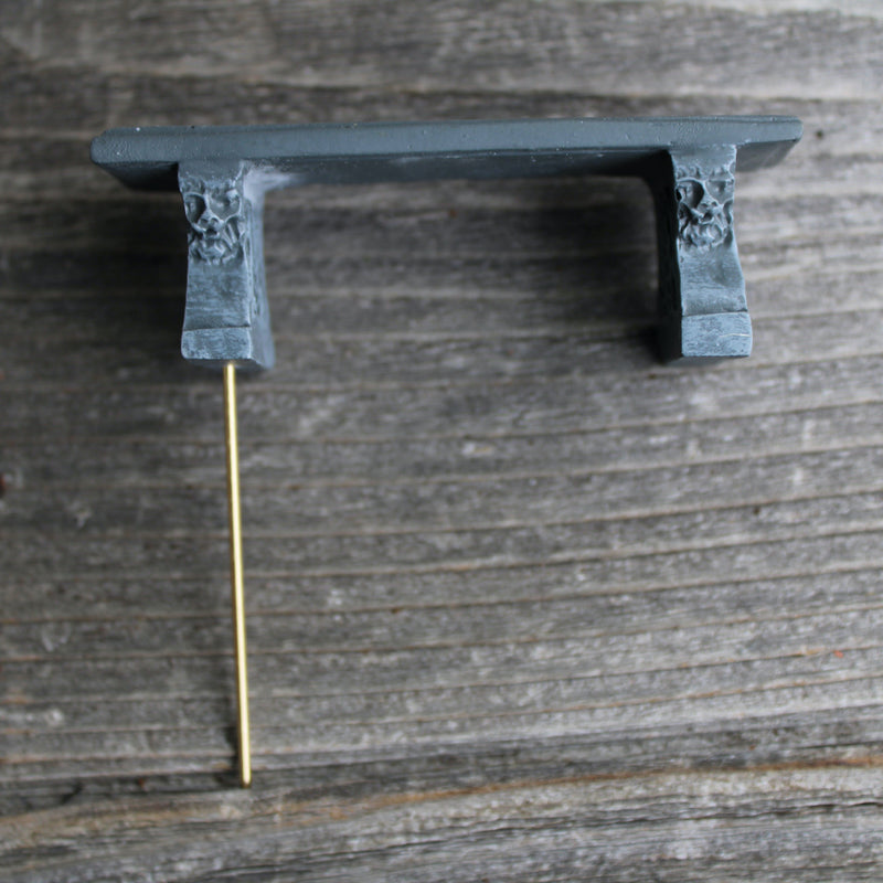Miniature Garden Faux Stone Bench, Staked