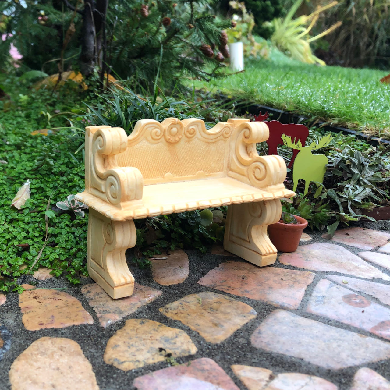 Mini Victorian Garden Bench