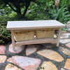 Garden Table with Storage Baskets