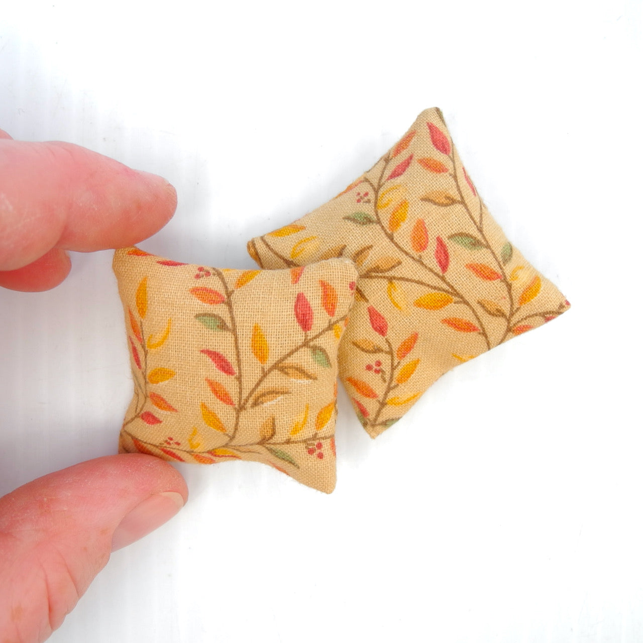 Mini Patio Cushions Set of 2 - Autumn Leaves