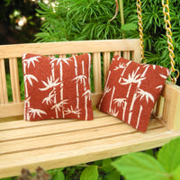 Mini Patio Cushions Set of 2 - Lucky Bamboo