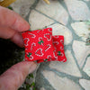 Mini Christmas Patio Cushions Set of 2 - Candy Canes