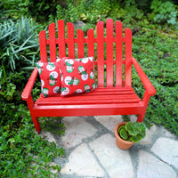 Mini Christmas Patio Cushions Set of 2 - Snowman