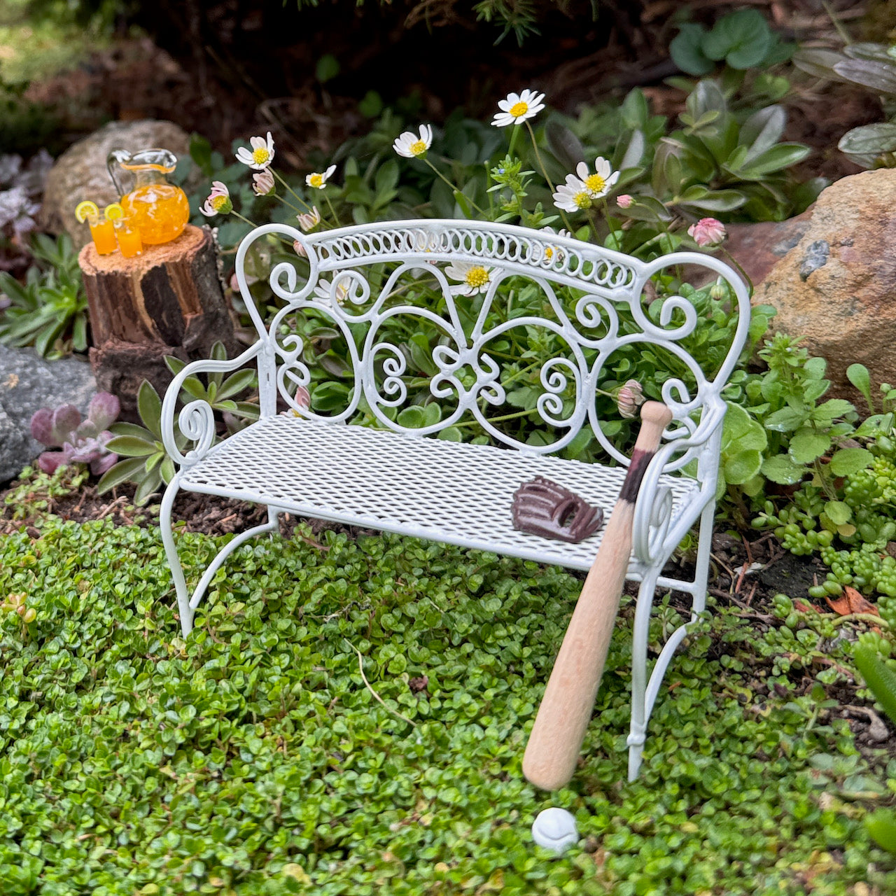 Miniature Garden Settee