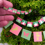 Miniature Christmas Banners, 3 Styles, PDF Printable