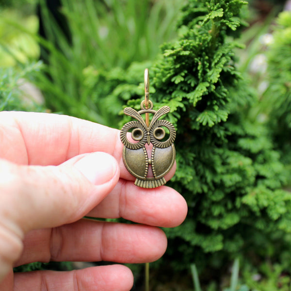 Hanging Owl with Shepherd's Hook