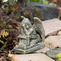 Praying Angel, Faux Stone, Staked