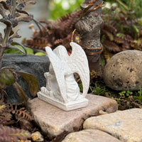 Praying Angel, Faux Marble, Staked