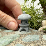 Mini Stone Lantern, Round Dome, Staked