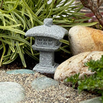 Mini Stone Lantern, Square, Staked