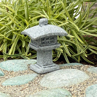 Mini Stone Lantern, Square, Staked