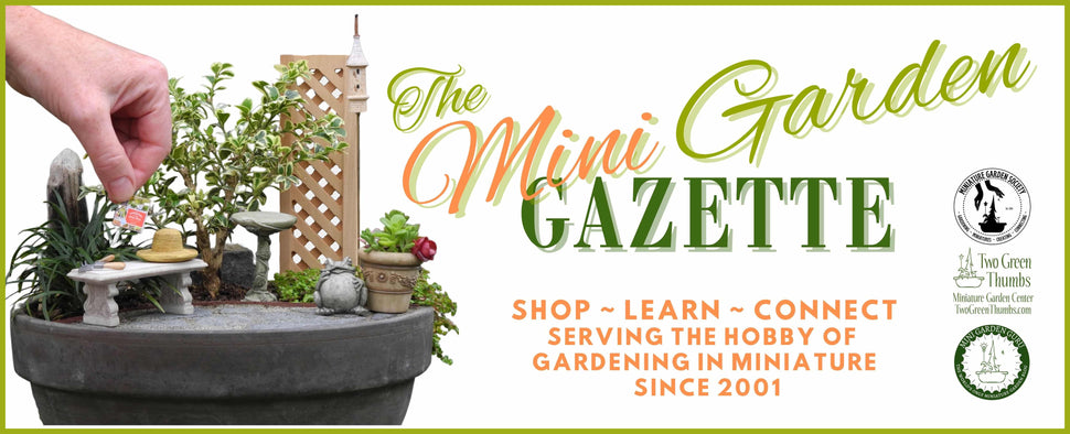 Miniature Garden Tools, Realistic Gardening in Miniature Tool Set of 3 –  Two Green Thumbs Miniature Garden Center