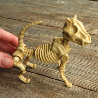 A Miniature Skeleton Kitty, Pose-able!