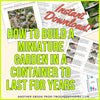 How to Build a Long-Lasting Miniature Garden in a Pot, Instant Download